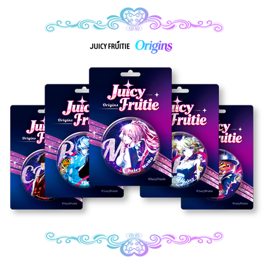 Juicy Fruitie: Origins — Glitter Holographic Badge Collection