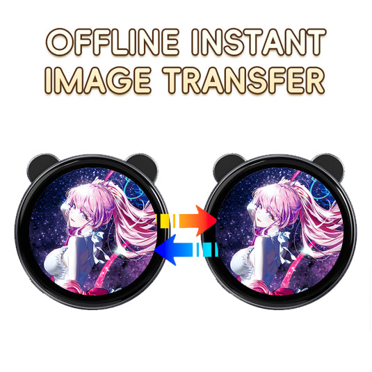 JuicyFruitie: Customizable Digital LED Badge, Smart Badge for Photos GIFs & Text, Personalized Gift
