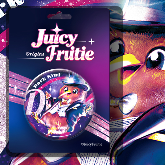 Juicy Fruitie: Origins — Glitter Holographic Badge Collection