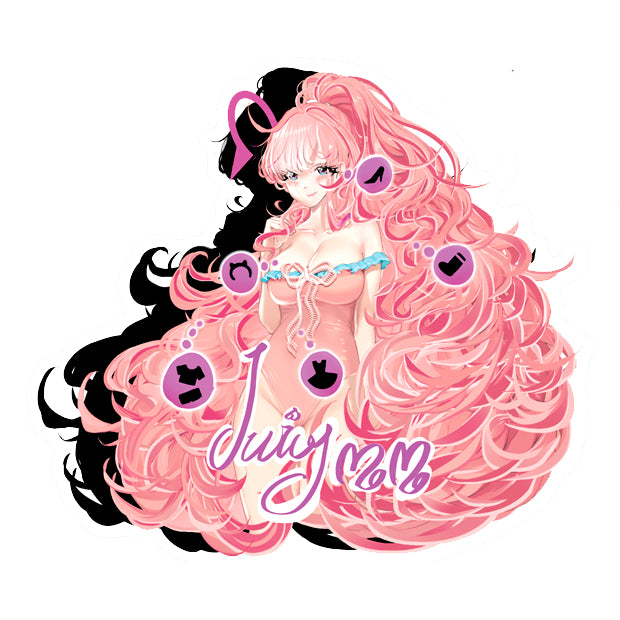 JuicyMoMo's Landing ID Card & Stickers Set
