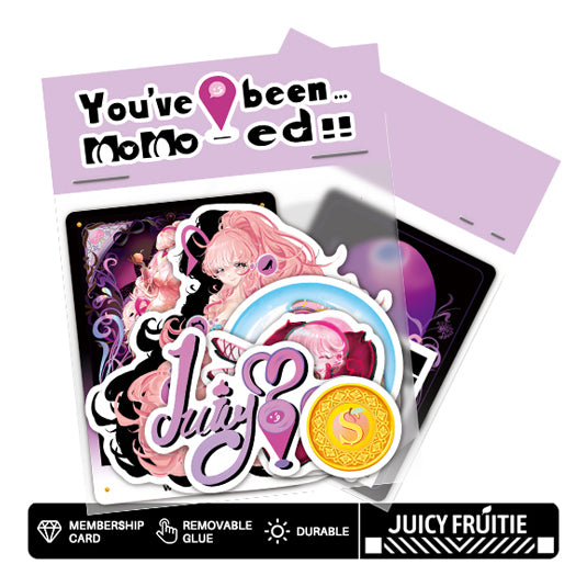 JuicyMoMo's Landing ID Card & Stickers Set(Digital benefits included）