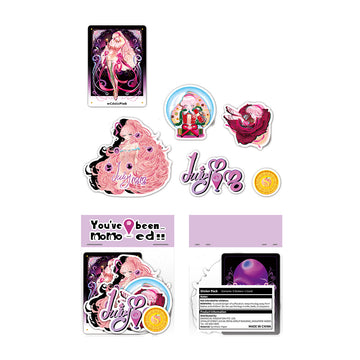 “You’ve been MoMo-ed” ID Card & Stickers Set